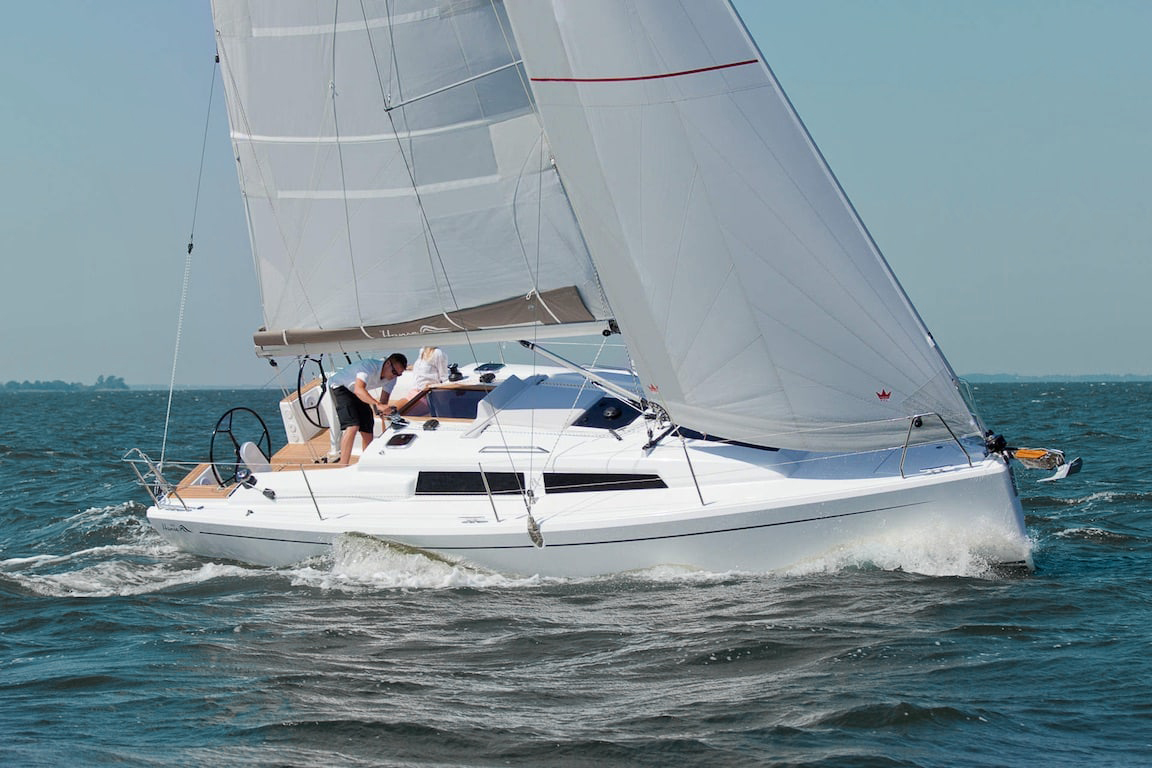 Hanse 315 Battello Mariti huren zijaanzicht